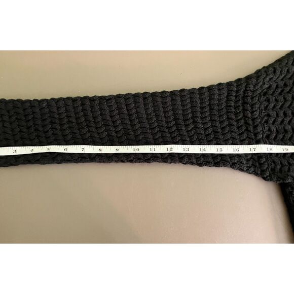 A.N.A A New Approach crew neck open knit pullover sweater - Picture 9 of 9